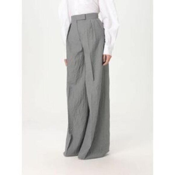 Max Mara Pants woman Women Grey Pants - Picture 1 of 5